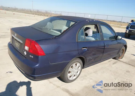 2003 Honda Civic Ex z USA, uszkodzony, nr VIN 2HGES26703H529207